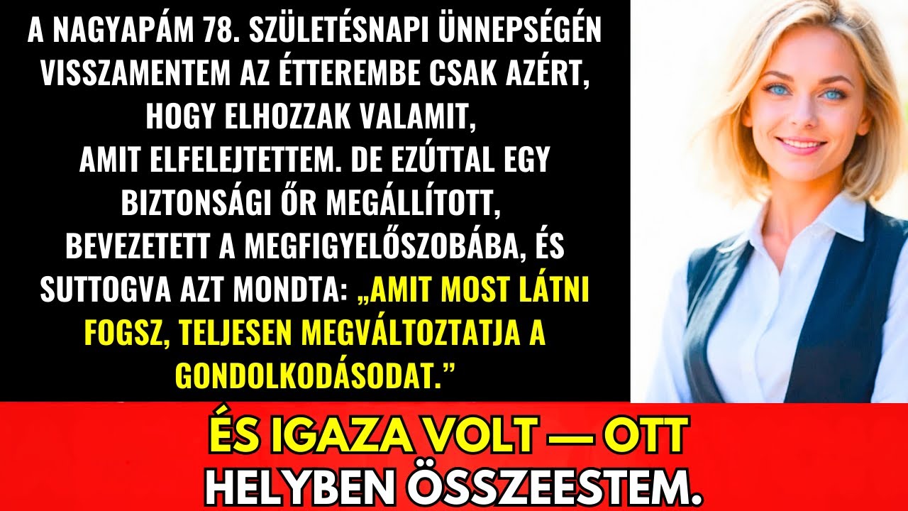 Nagyapám Ünnepén A Biztonság Egy Váratlan Videót Játszott Le—Ott Ért Véget A Jövőm