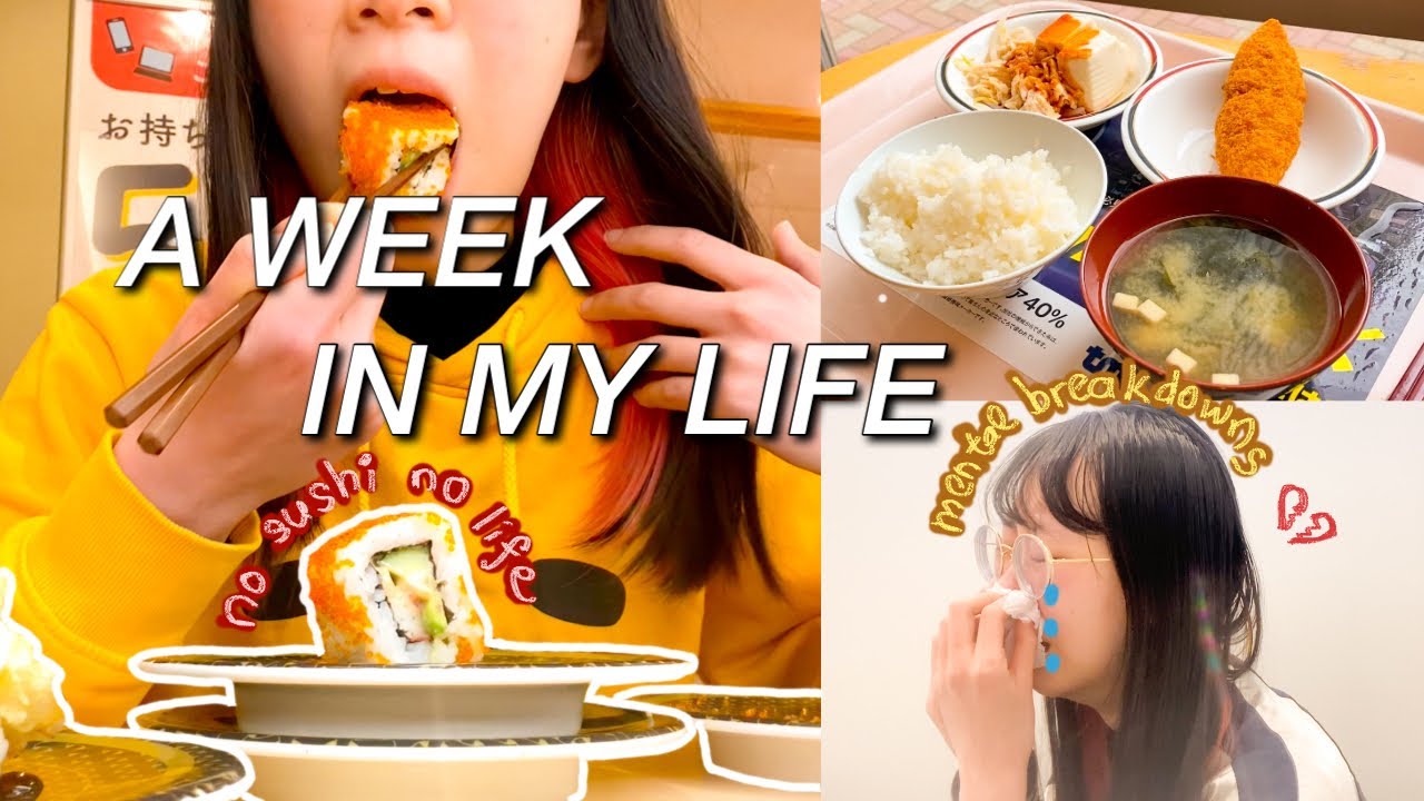 A WEEK IN MY LIFE at COLLEGE in JAPAN | living alone | Shinshu University | sakura snoopy