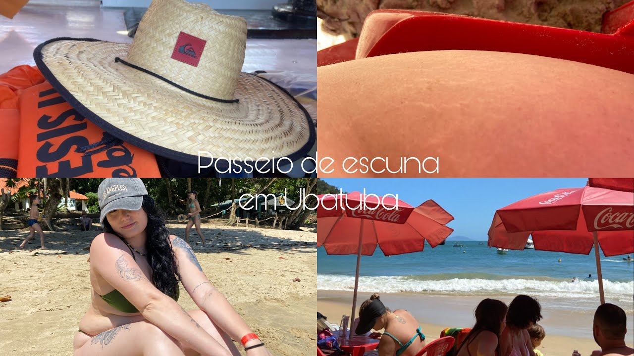 Vlog em Ubatuba - passeio de escuna + praia das 7 fontes
