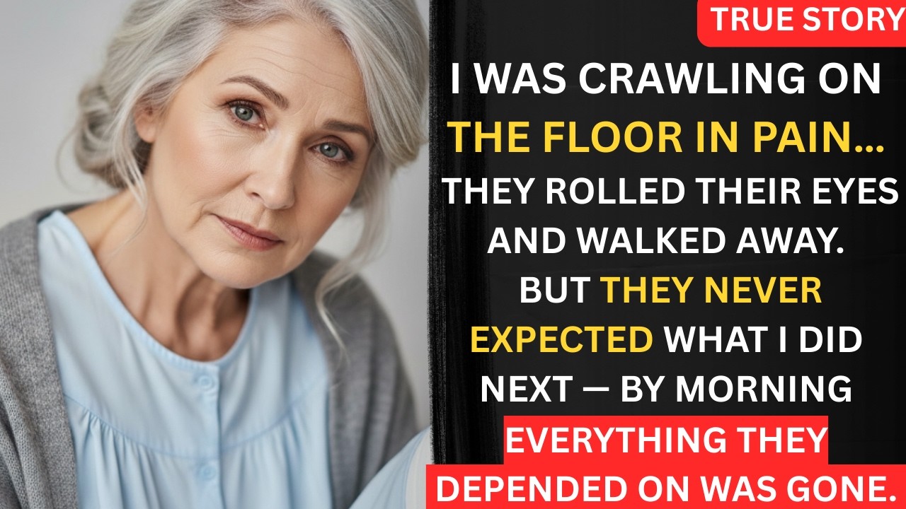 I Was Crawling On The Floor In Pain… They Rolled Their Eyes — By Morning, Everything Was Gone