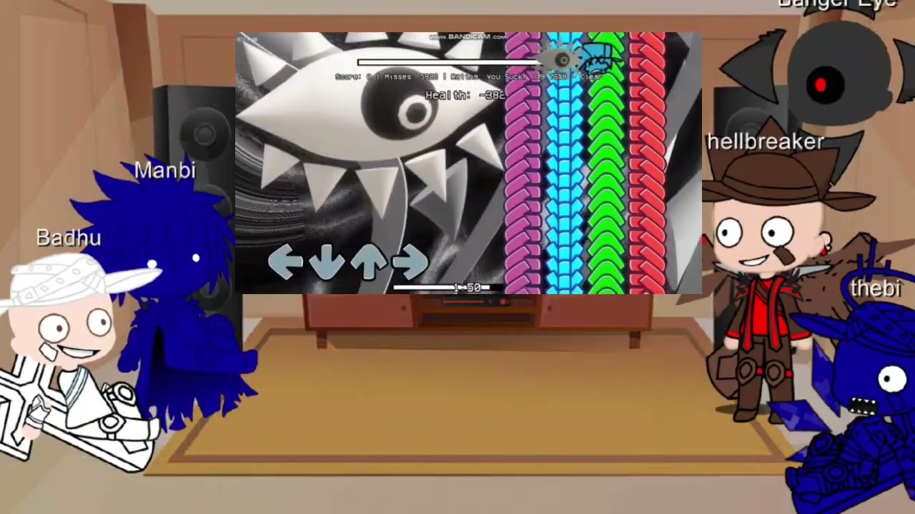 FNF PhoneBreakers React To The Eyes Of God