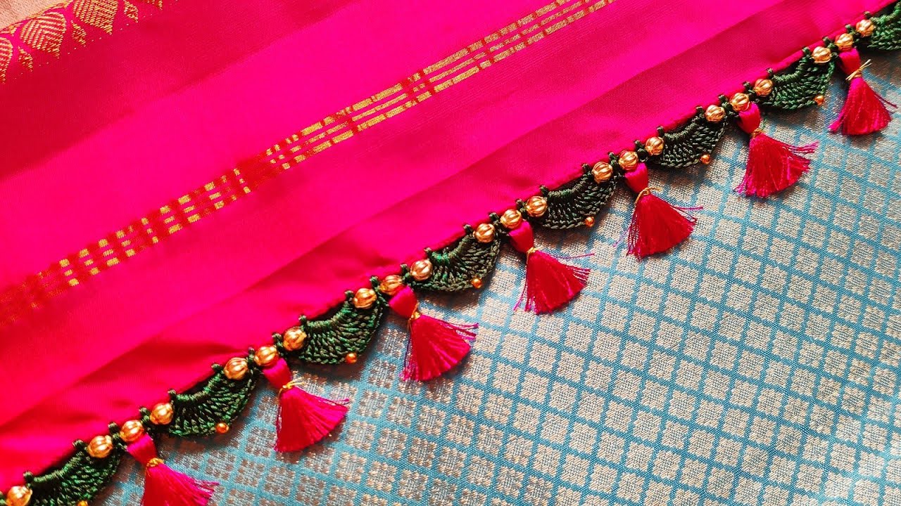 new #easy #grand #sareekuchu design // Nandana Creations //