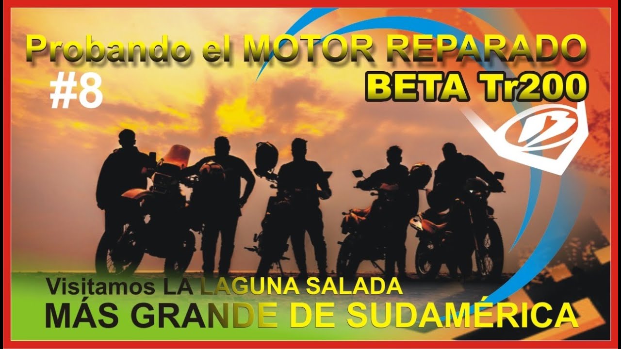 Visitamos la LAGUNA MAR CHIQUITA - probamos Beta tr200 con motor RECIÉN REPARADO - ConVivenciaMotera