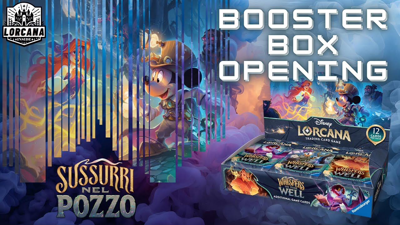 BOOSTER BOX OPENING - Cosa abbiamo trovato nel box spedito da Disney Lorcana e Ravensburger