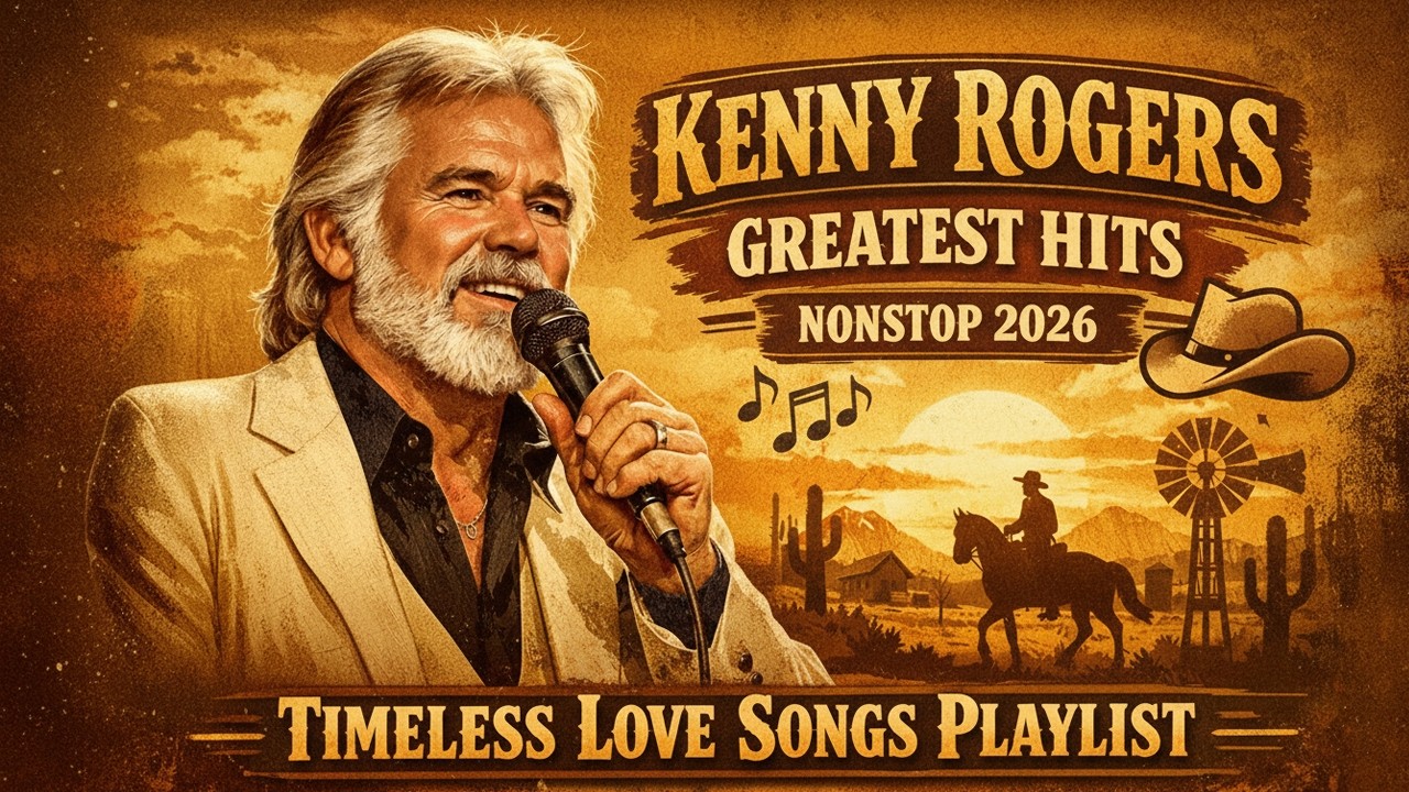 Kenny Rogers Greatest Hits Nonstop 2026 🤠 Timeless Love Songs Playlist #lady