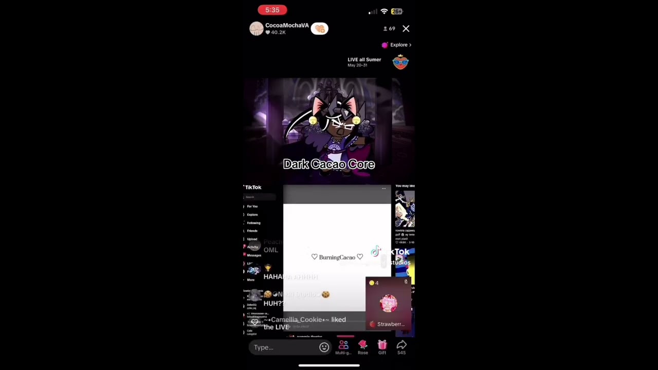 Darkcacaocookie is Noise and Cute! All moment *Compilation cookierunkingdom* 
