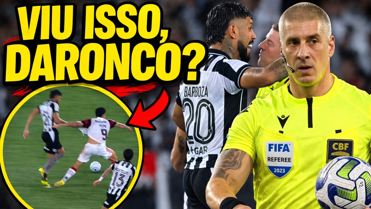 BARBOZA FEZ FALTA EM PEDRO? VAR ACERTOU NA EXPULSÃO? — BOTAFOGO x FLAMENGO | EXPLICADO |