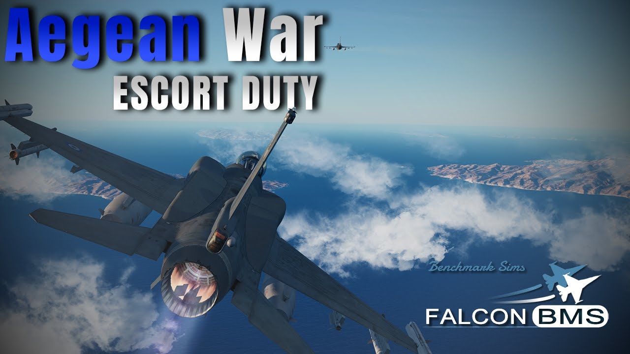 Intense Escort Mission Goes Wrong | Greek F-16 Falcon BMS 4.38