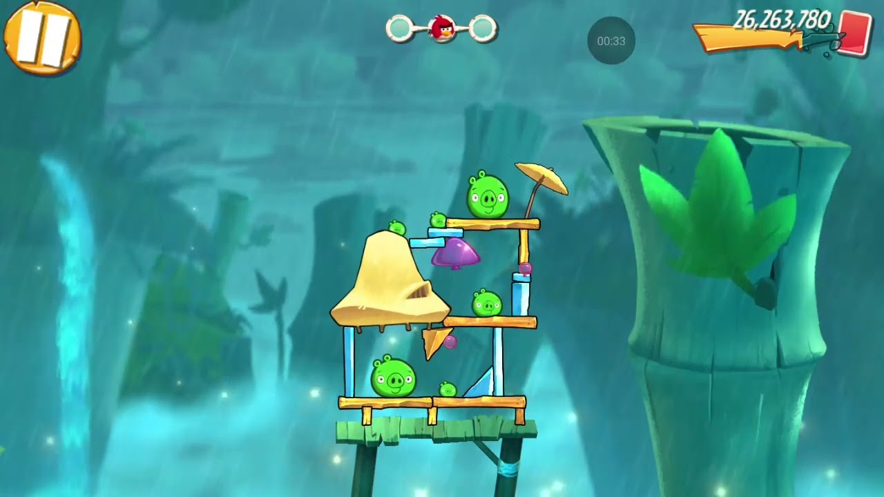 Angry Birds 2 AB2 The Cursed Adventure Level 3 with 8 Birds