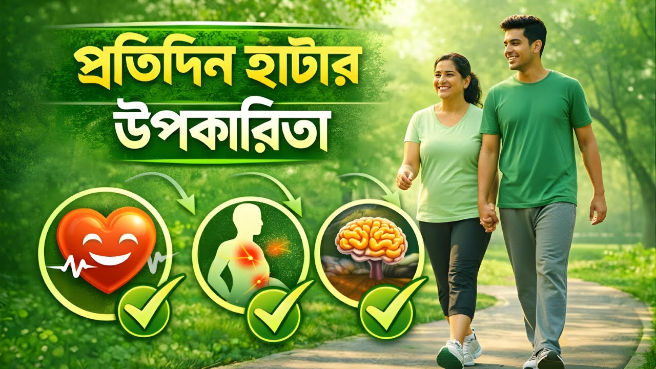প্রতিদিন হাঁটার উপকারিতা যা জানলে অবাক হবেন😮