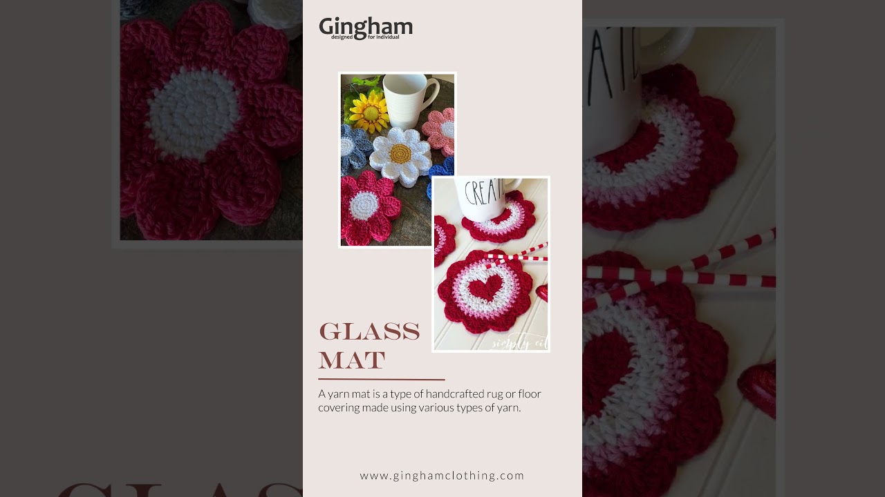 Crochet Glass Mat