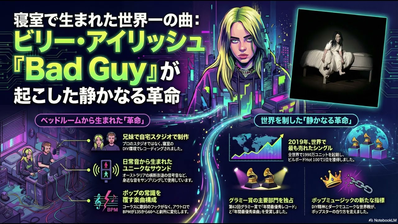 寝室で生まれた世界一の曲。ビリー・アイリッシュ『Bad Guy』が起こした静かなる革命