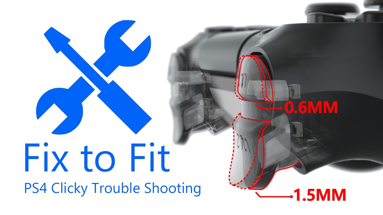 How to Fix Buttons Stuck After Install PS4 Clicky Hair Triggers Kit - eXtremeRate