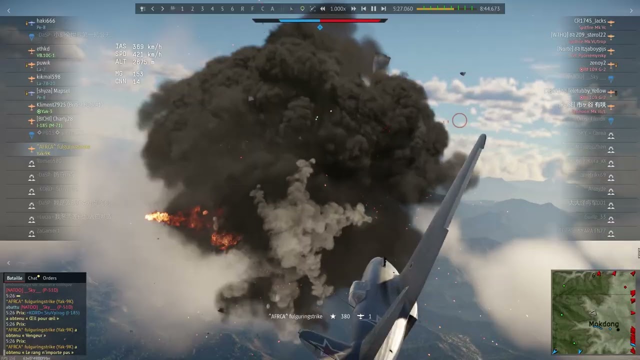 3 kill game in the yak 9k