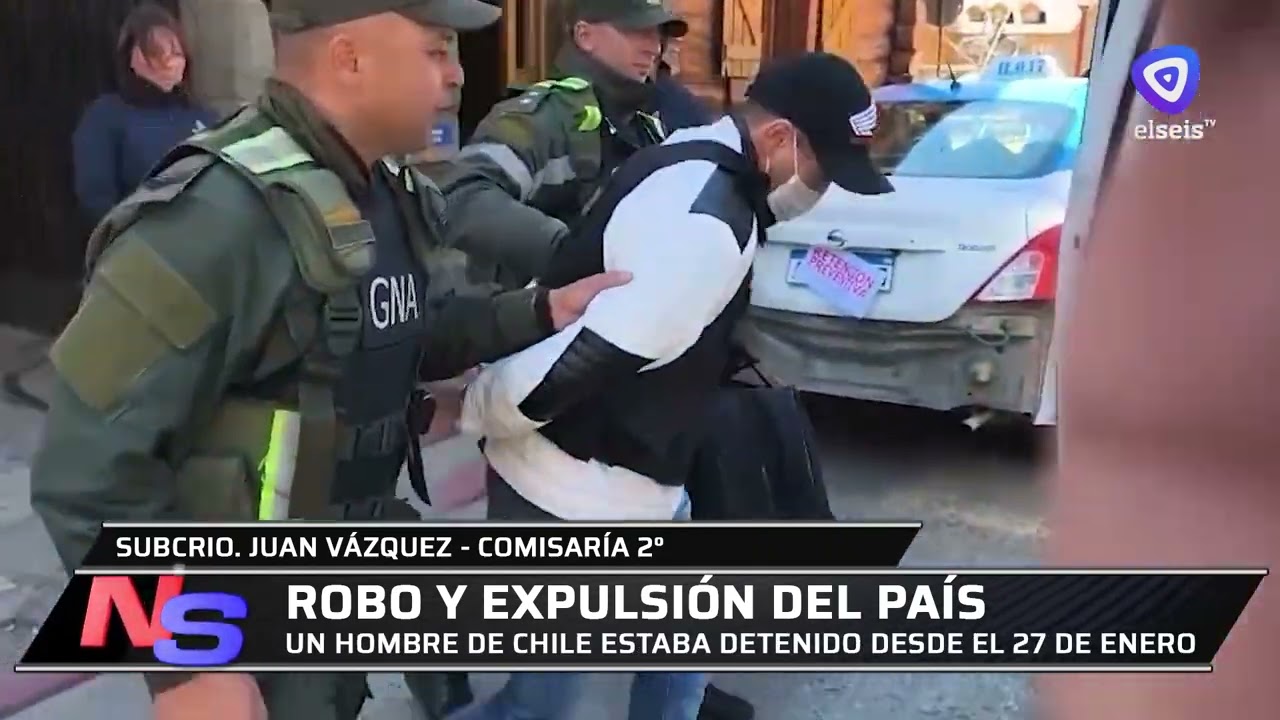 Declararon culpable a un hombre por hurto y lo deportaron a Chile