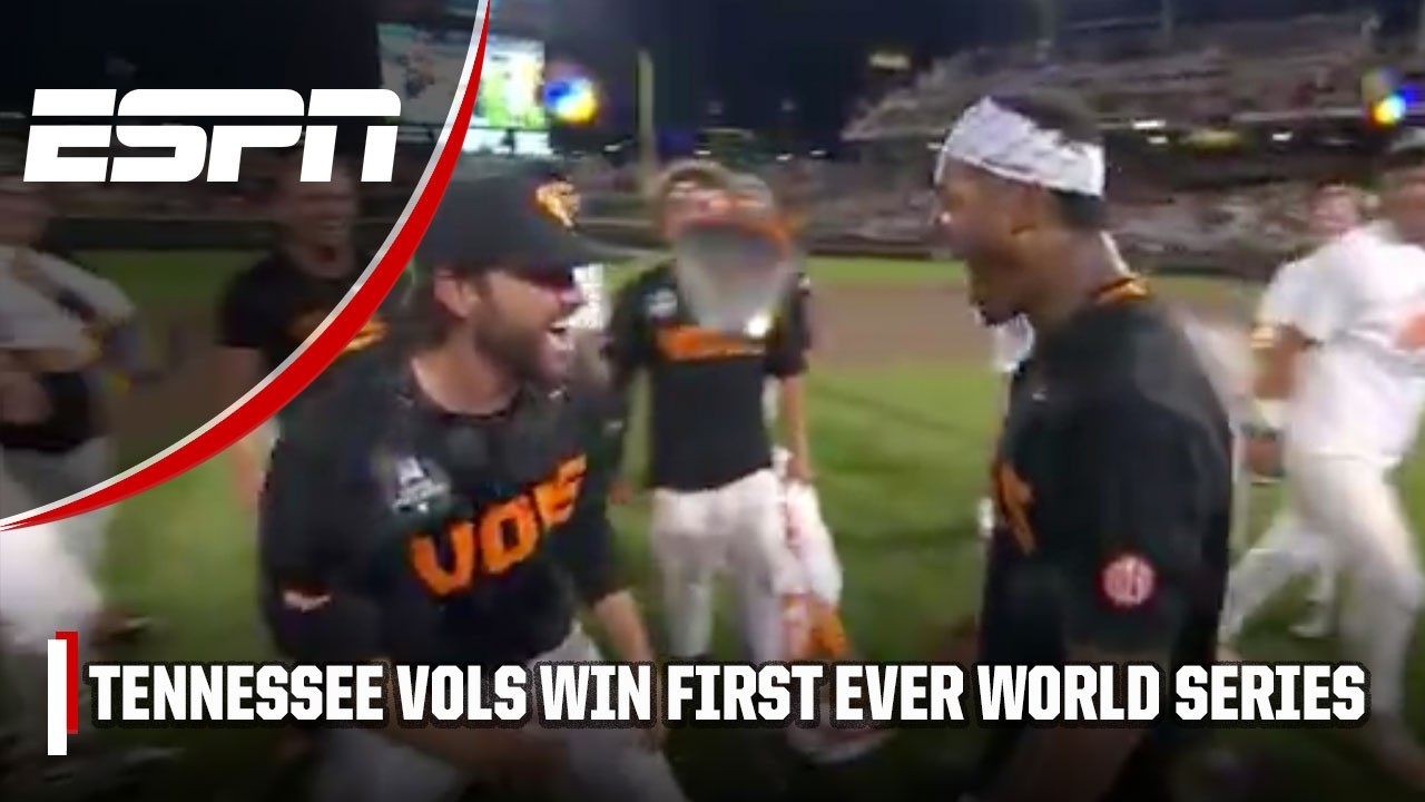 TENNESSEE VOLS WIN FIRST NATIONAL CHAMPIONSHIP IN PROGRAM HISTORY 🏆 | Men's College World Series
