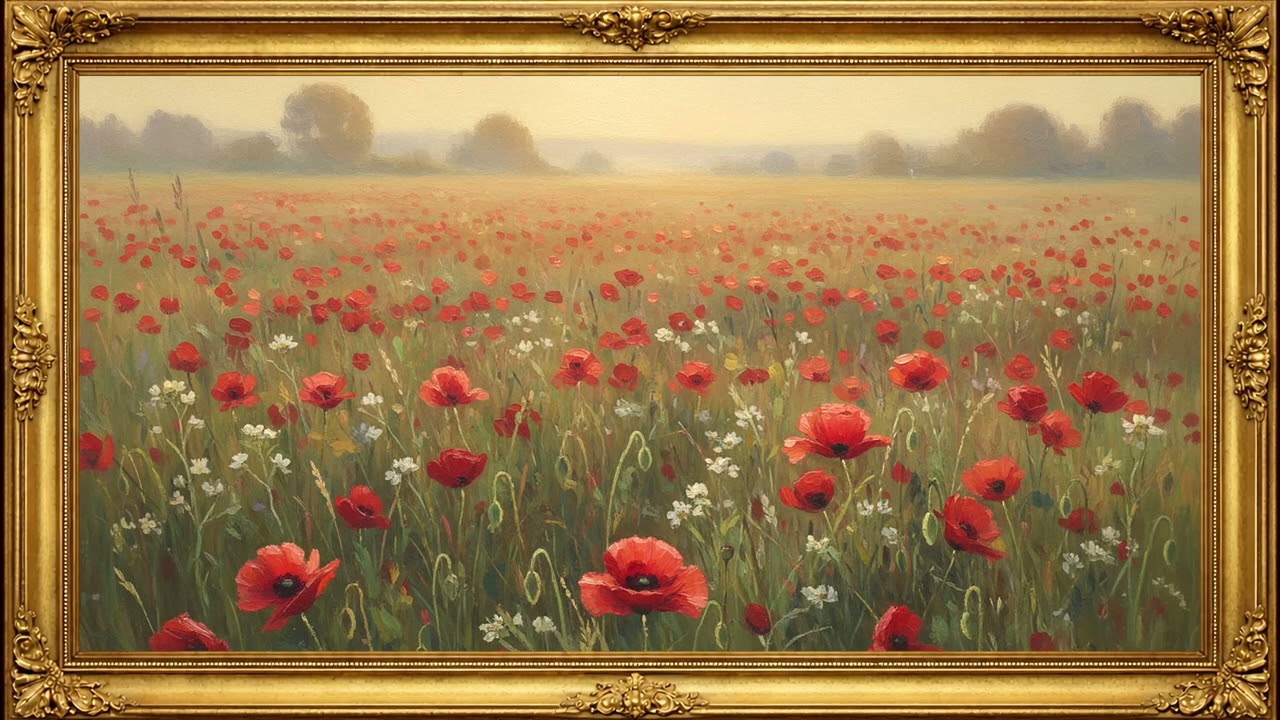 Endless Blooms in the  Meadow  | Peaceful 4K Frame TV Art Escape