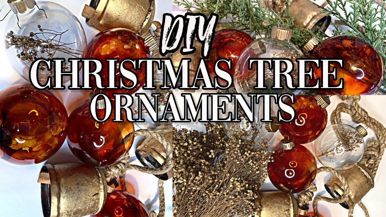 DIY CHRISTMAS TREE ORNAMENTS | DIY CHRISTMAS TREE ORNAMENT IDEAS | CHRISTMAS DECORATING IDEAS