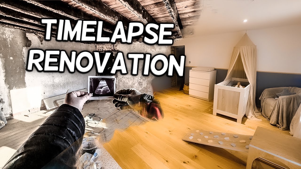 4 ANS de RÉNOVATION - TIMELAPSE 1er ETAGE
