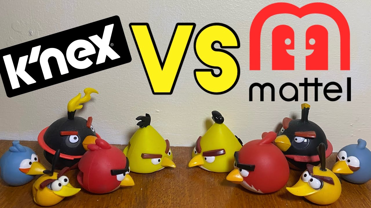 Angry Birds K’NEX vs MATTEL - Which Figures are Better?