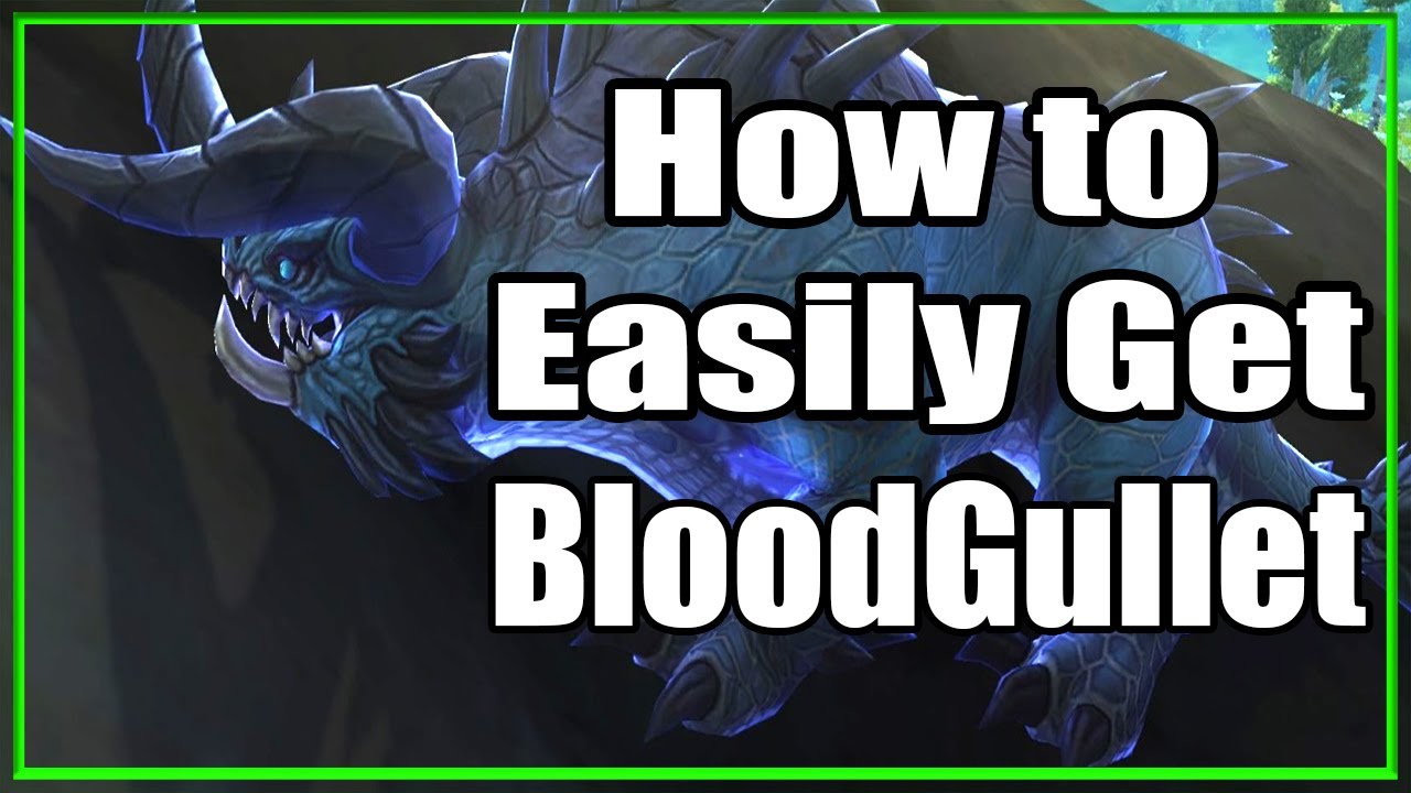 World of Warcraft Dragonflight l How to get the new Hunter Pet BloodGullet (Guide) right now!