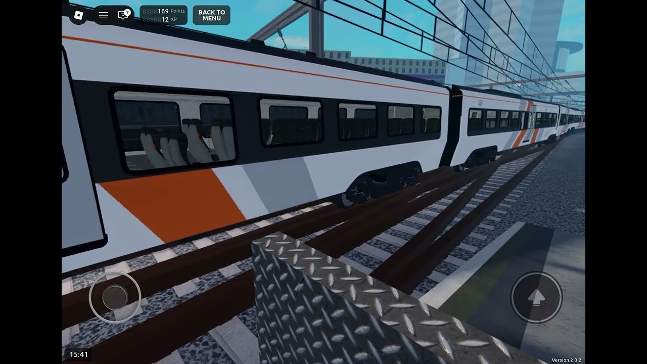 Class 745 airlink train arrive in stepford central