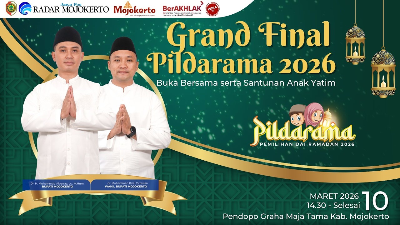 LIVE STREAMING -  GRAND FINAL PILDARAMA 2026 (PEMILIHAN DAI RAMADHAN 2026)