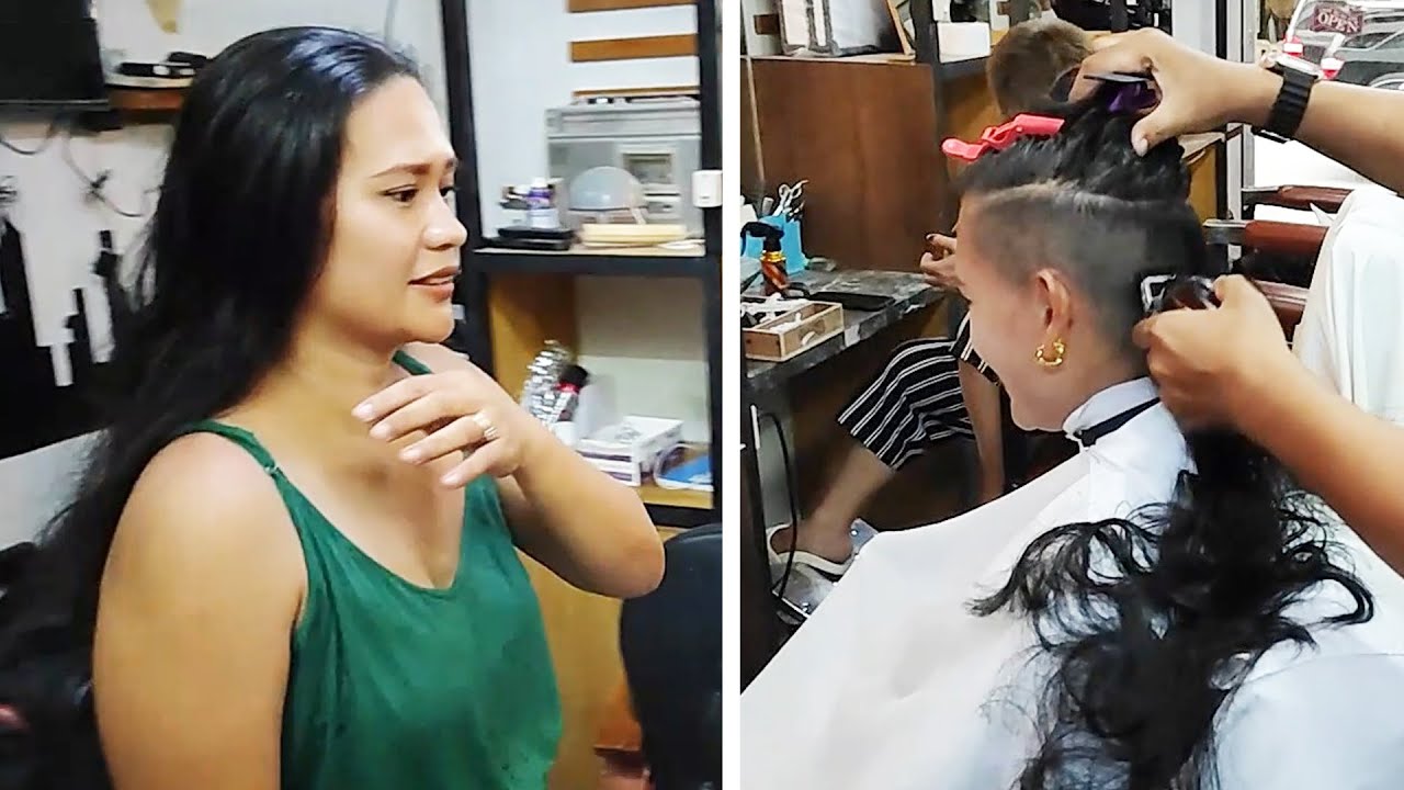 Confident lady loves her new look!