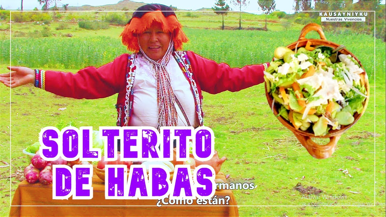 CÓMO PREPARAR SOLTERITO DE HABAS