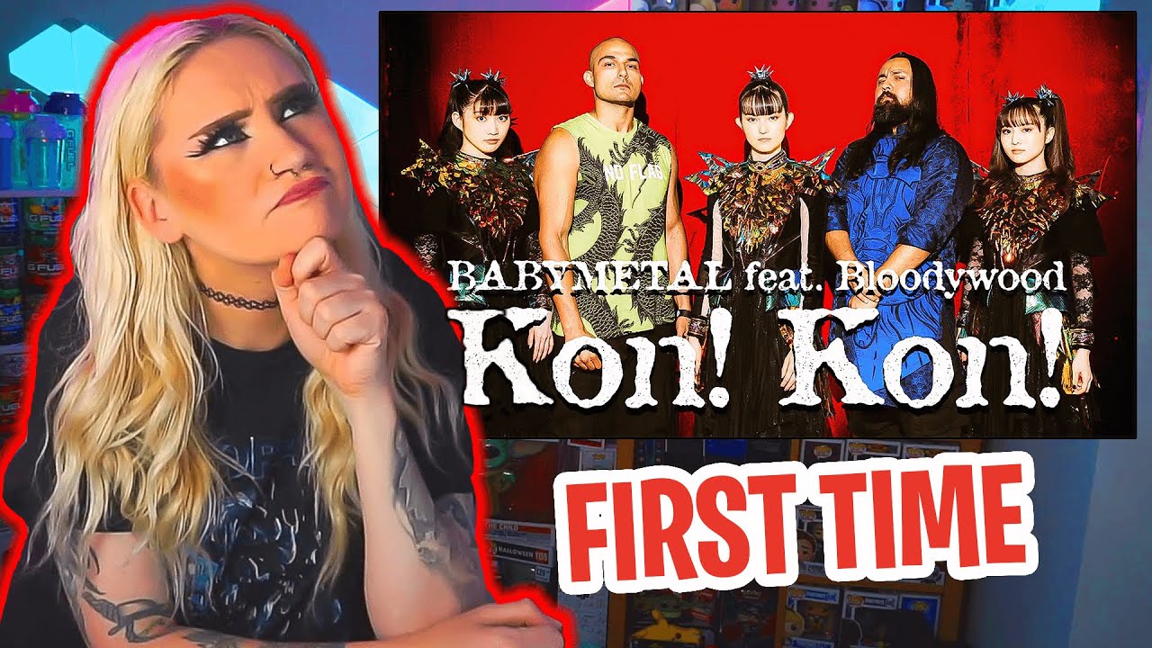 First time.. BABYMETAL - Kon! Kon! feat. Bloodywood | REACTION