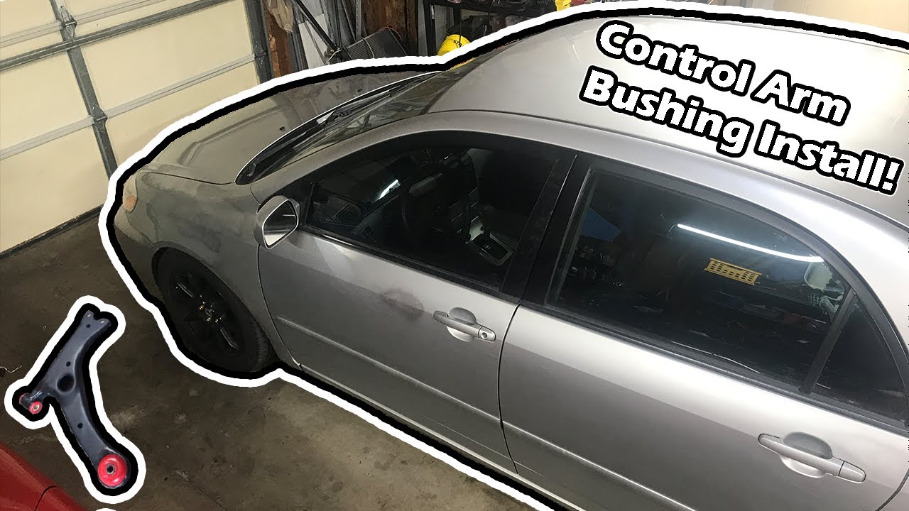 Corolla Polyurethane Control Arm Bushing Install
