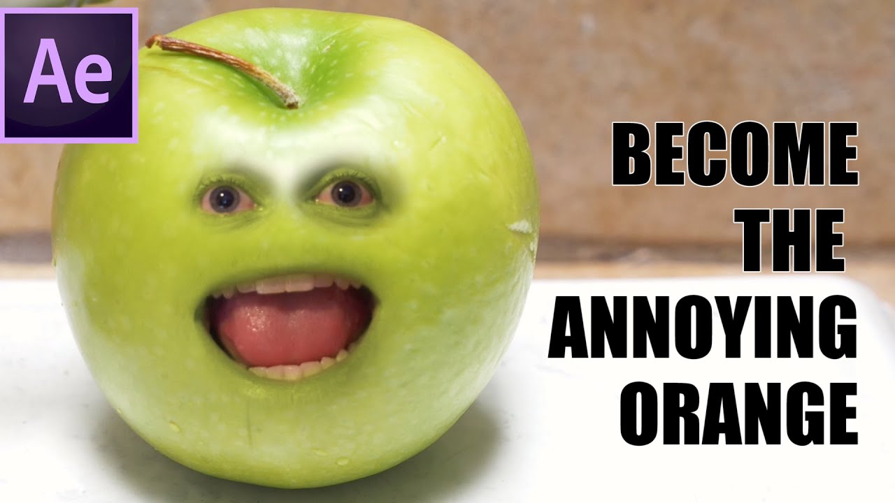 TALKING FRUIT EFFECT (After Effects Tutorial + NO-Plugins)