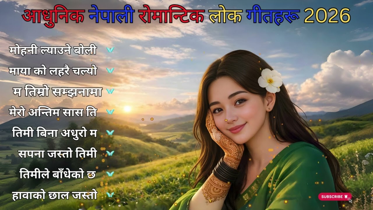 Top Adhunik Nepali Romantic Lok Songs 💖 | Modern Love Folk Hits 2026