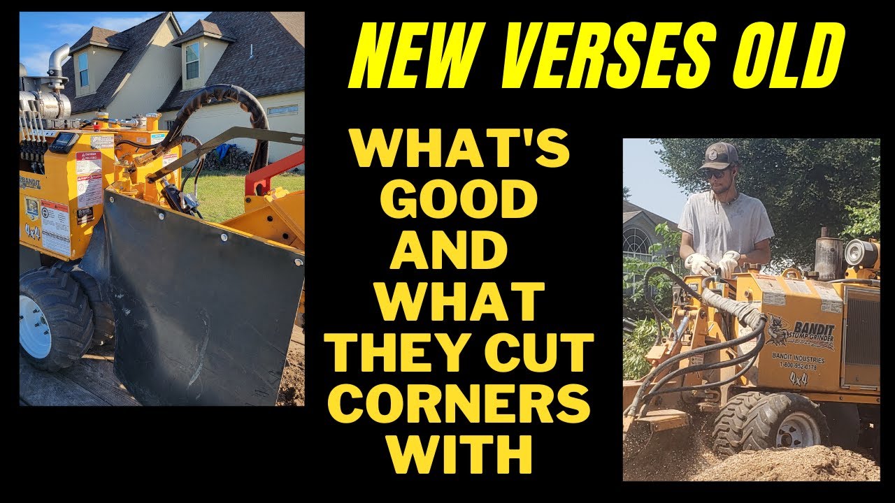 Bandit 2550 Stump Grinder New Verses Old