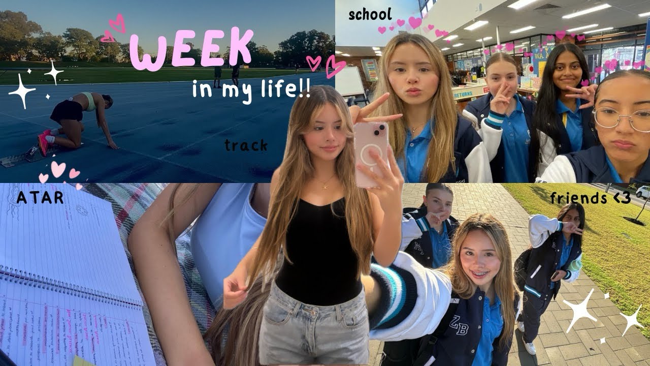 highschool week in my life | atar, track, aussie