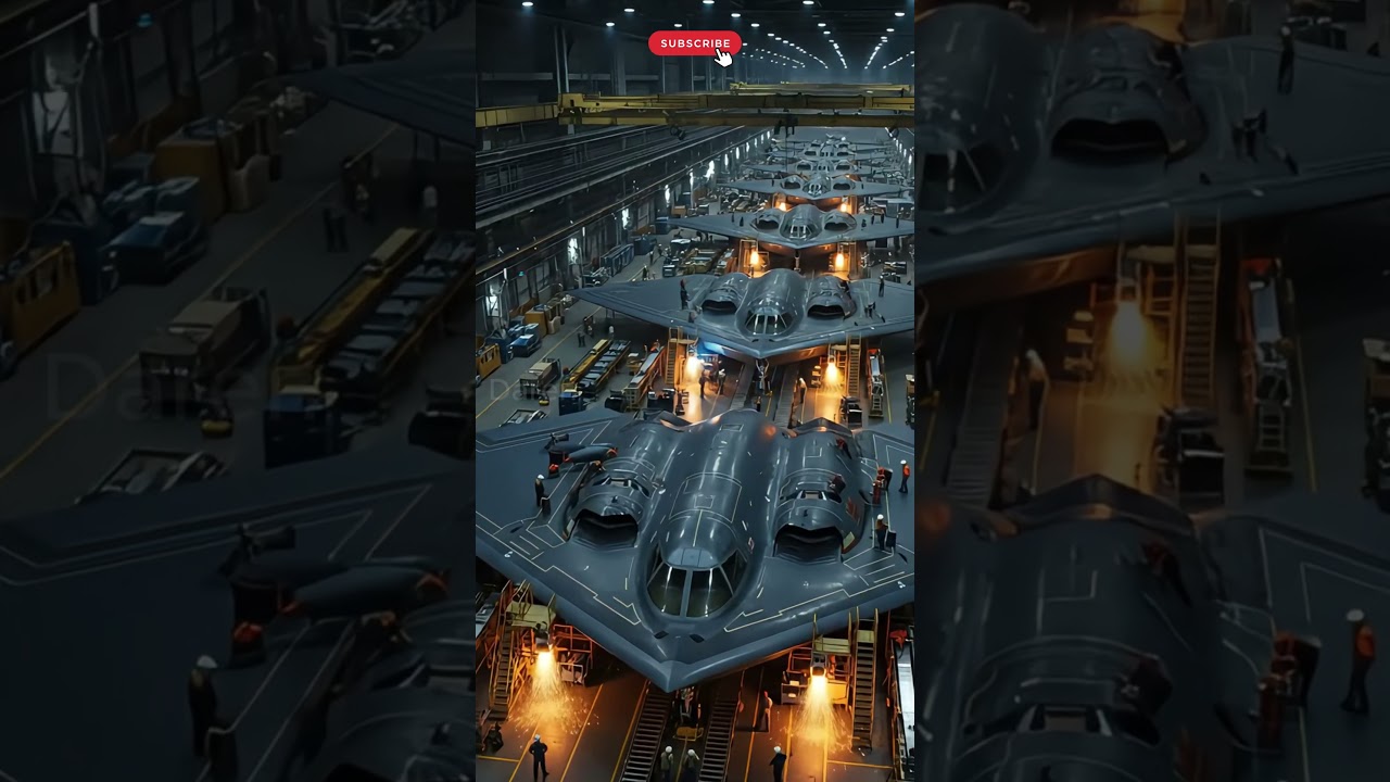 Mass Production of Next-Gen Stealth Bombers | Inside the Secret Hangar