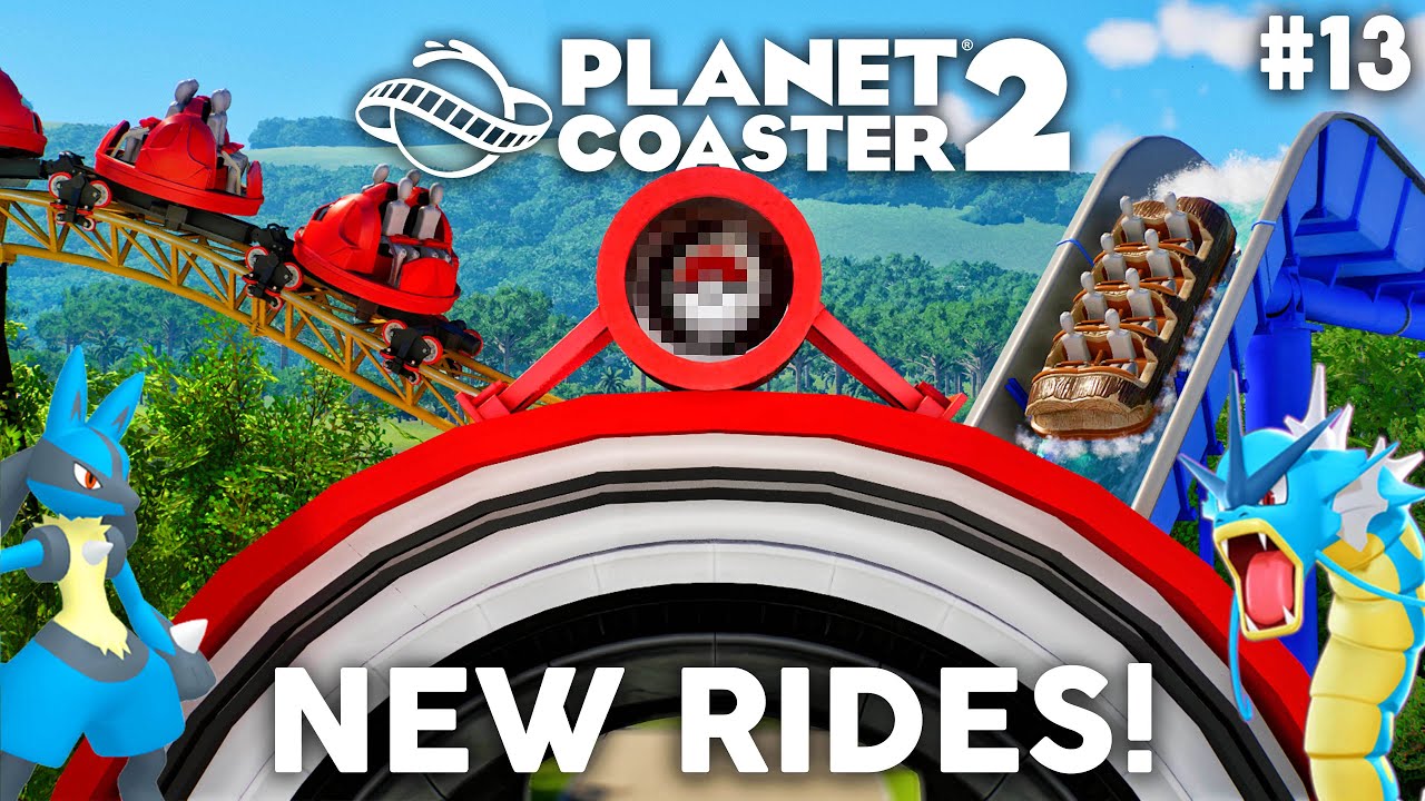 Planet Coaster 2 NEW Roller Coaster & Ride in my Theme Park!!