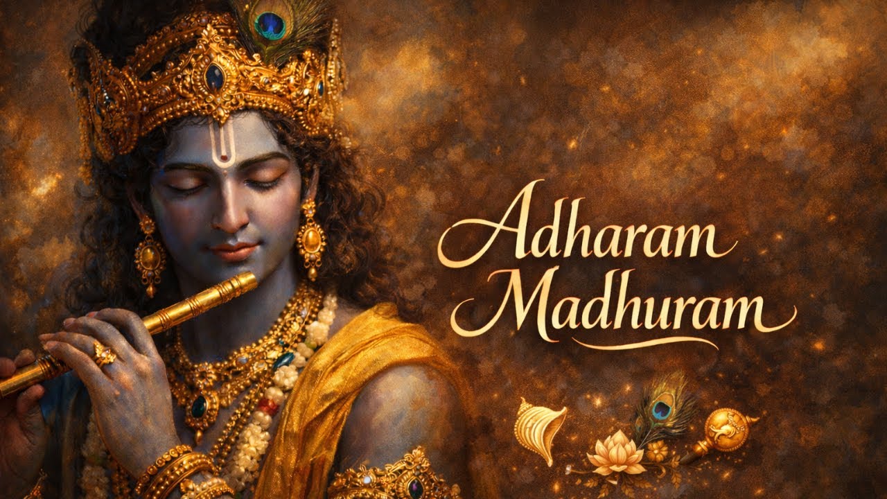 Adharam Madhuram Madhurashtakam | Most Beautiful Krishna Bhajan for Inner Bliss & Devotion