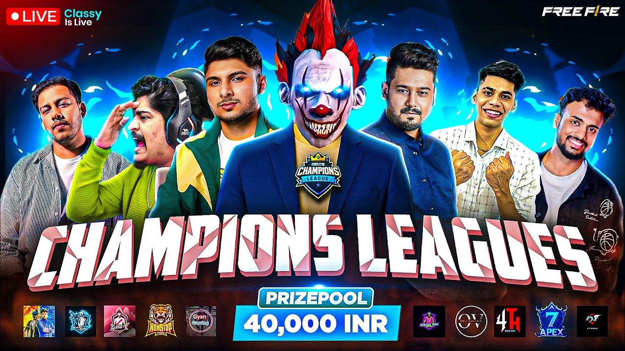 Champions League Tournament 🏆 Classy Joining S8UL ❓ #freefire #live #classyfreefire