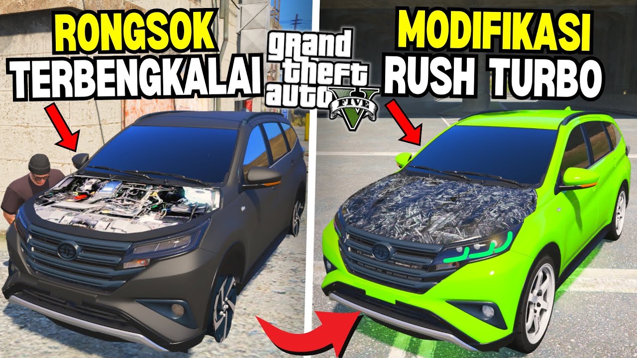 Aku Menemukan Mobil Toyota Rush Langka Rongsok Terbengkalai di Kota - GTA 5 MOD
