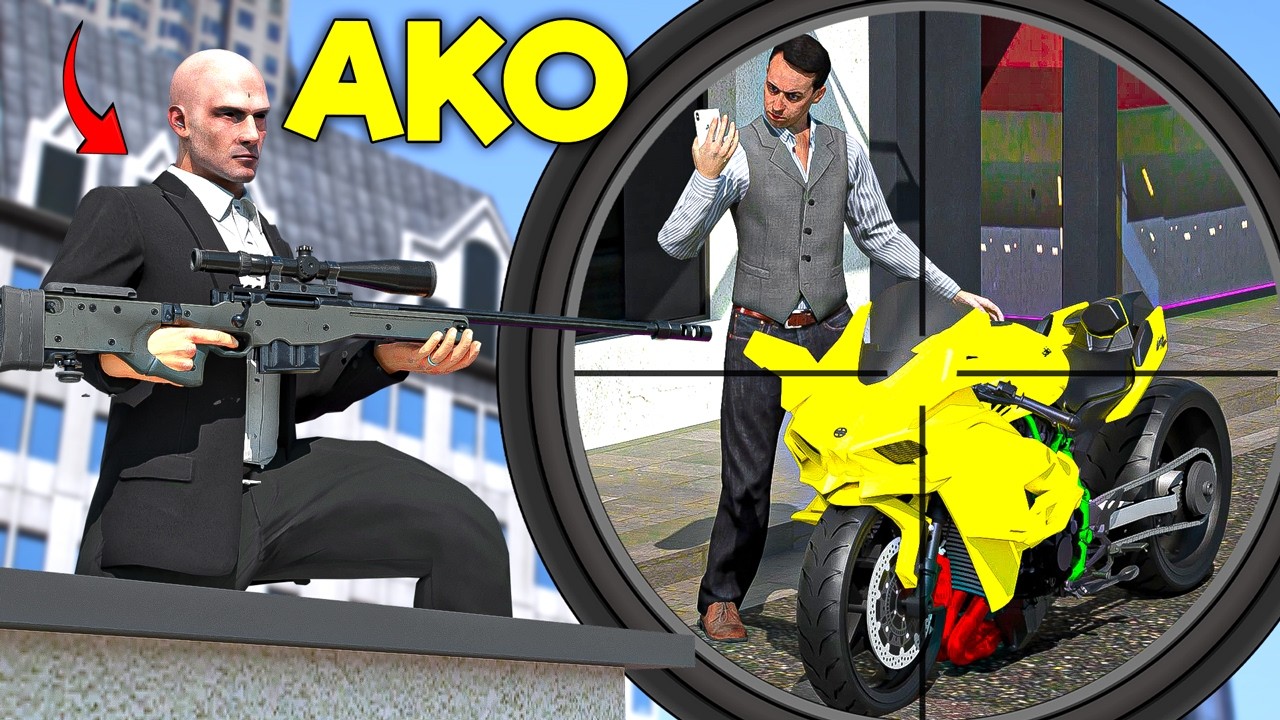 I Pretend to Be a HITMAN to Rob a Big Bike in GTA 5!