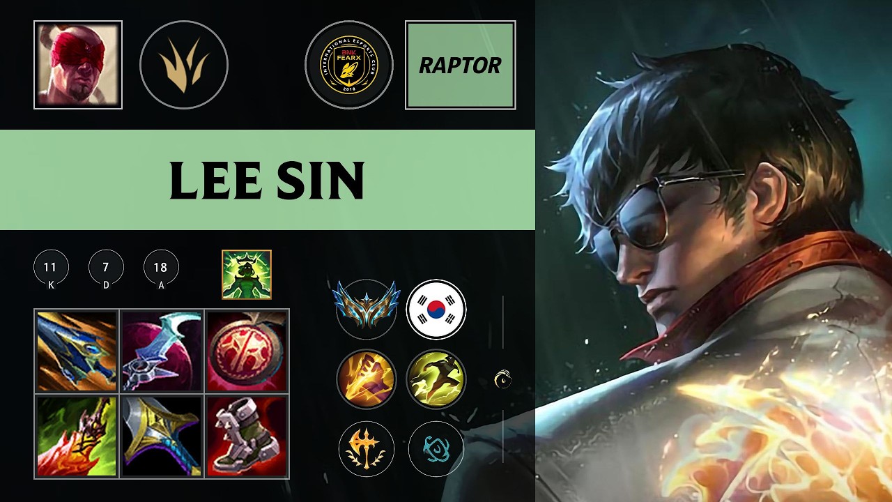 (BFX Raptor) Lee Sin Jungle vs Viego - KR Challenger Patch 26.10