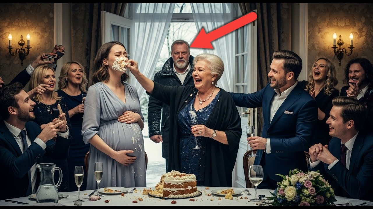 Umiliò la Moglie Incinta al Compleanno di Sua Madre — Finché Entrò il Padre e Tutto Gelò