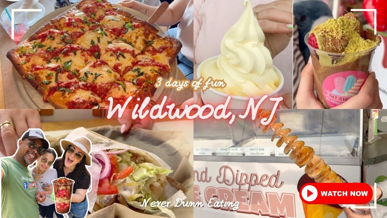 Wildwood, NJ in 3 Days | Winning Big, Eating Better, and Staying at Ala Moana 😊 | Never Dunn Eating