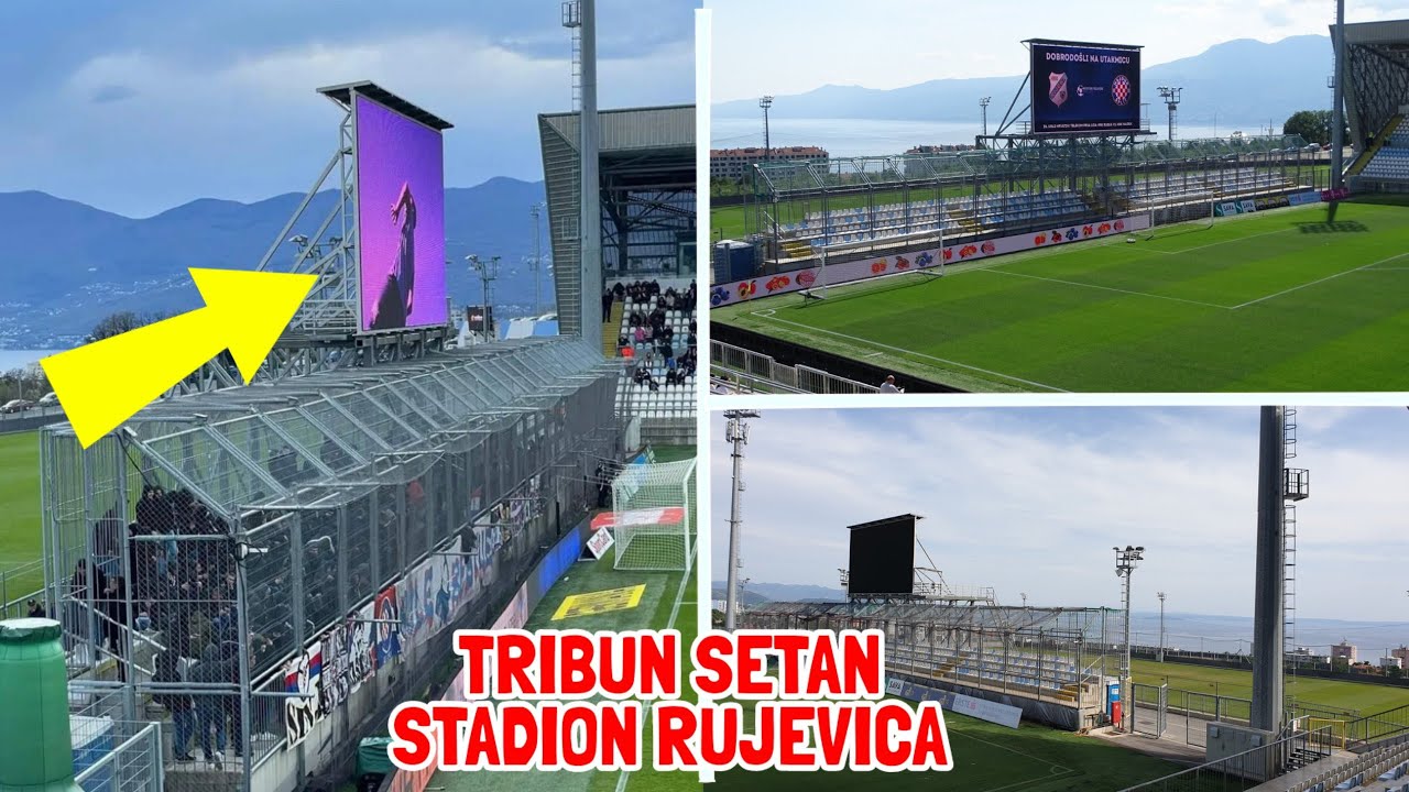 TRIBUN SETAN! Melihat Keunikan Tribun Suporter di Stadion Rujevica, Kroasia! Homebase of HNK Rijeka