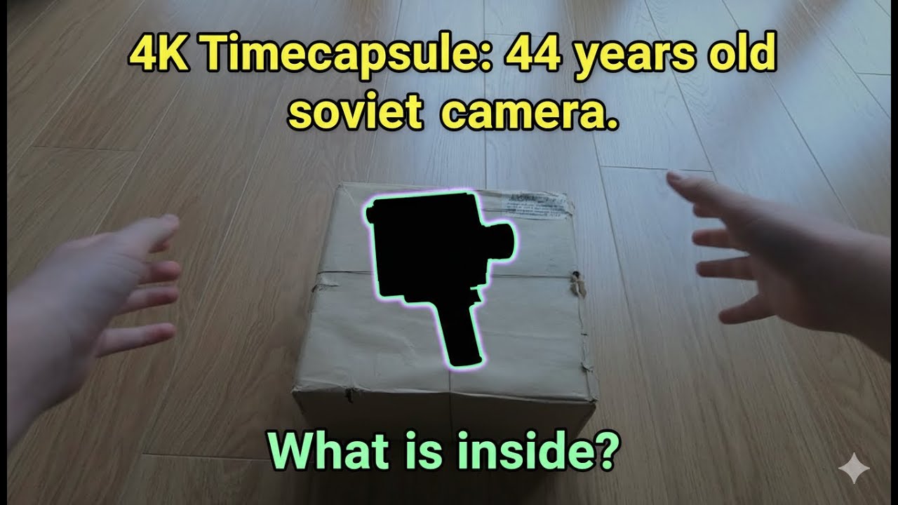 Timecapsule: Unboxing a 44-year-old Soviet 8mm film camera