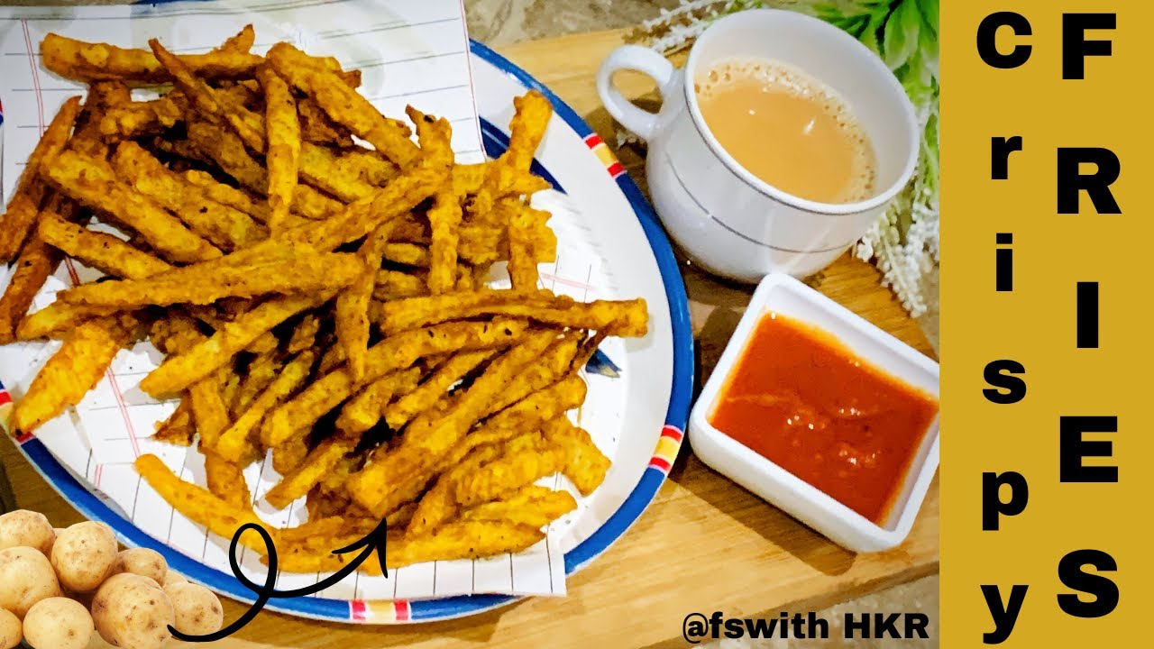 Crispy Fries Recipe|| French fries recipe|| Easy Tea time snacks recipe