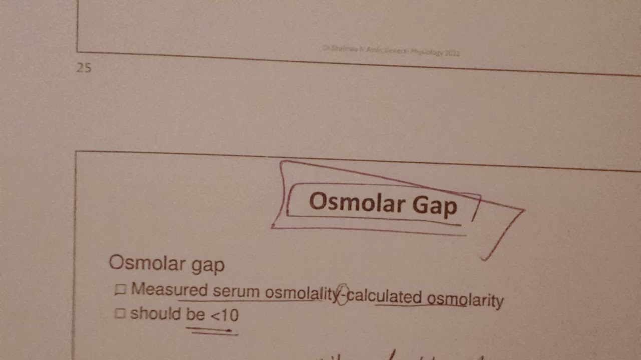 osmolar gap
