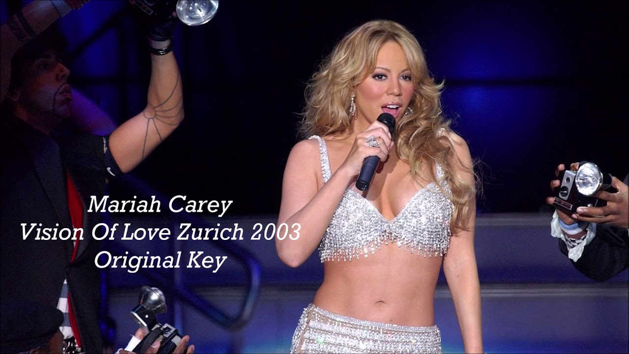 Mariah Carey - Vision Of Love Zurich 2003 (Original Key)