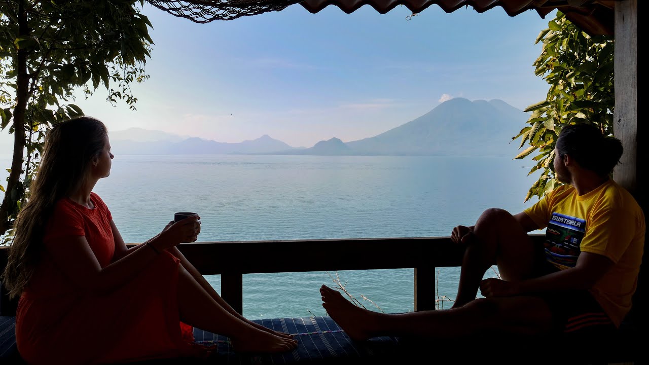 Our favourite lake-side Airbnb with volcano-views